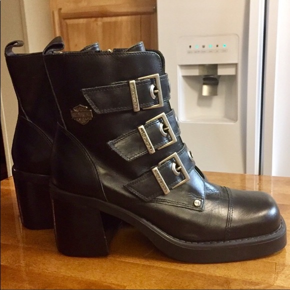 Harley-Davidson Shoes - 🦋 Harley-Davidson Ladies Boots Sz 7 1/2